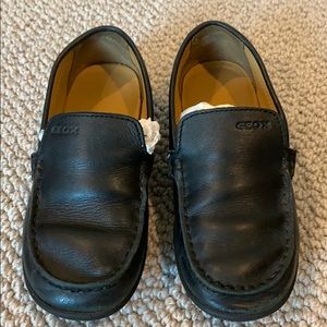 Little Boys Geox Leather Loafers Black Size 30